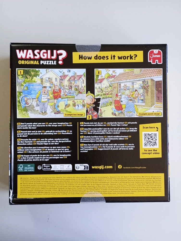 Panik auf dem Padelplatz! - Wasgij Original 49 (Beschädigte Verpackung)