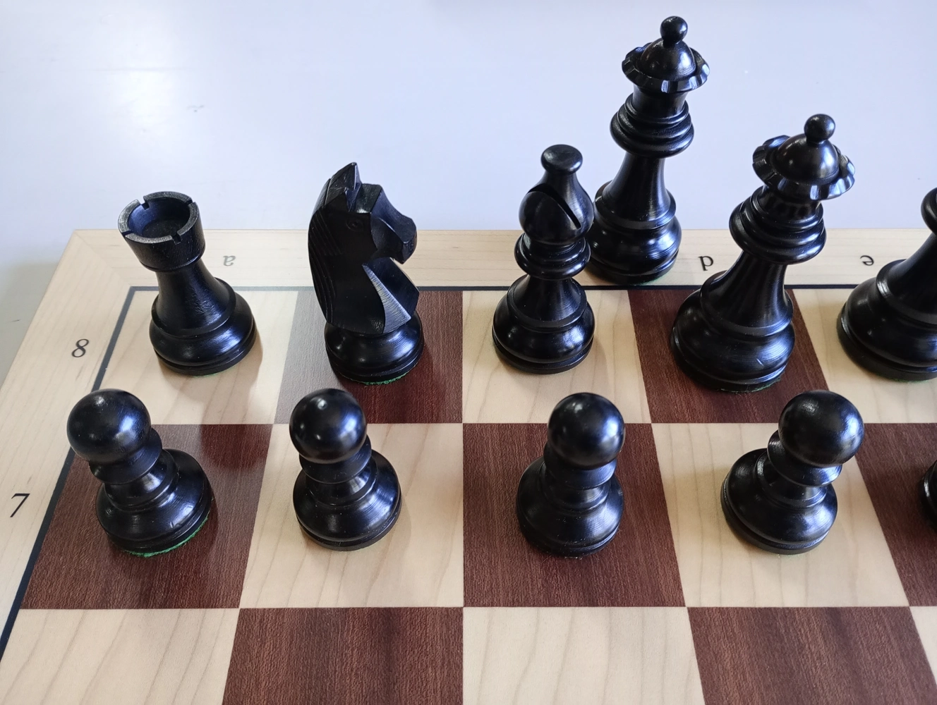 Schachspiel Advanced Ahorn - 50cm (Kleine Mängel)