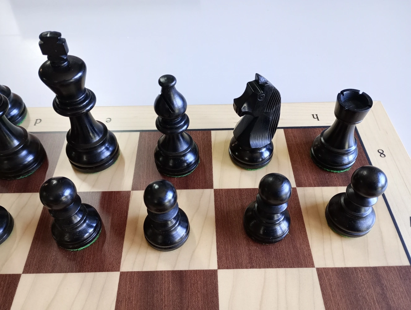 Schachspiel Advanced Ahorn - 50cm (Kleine Mängel)