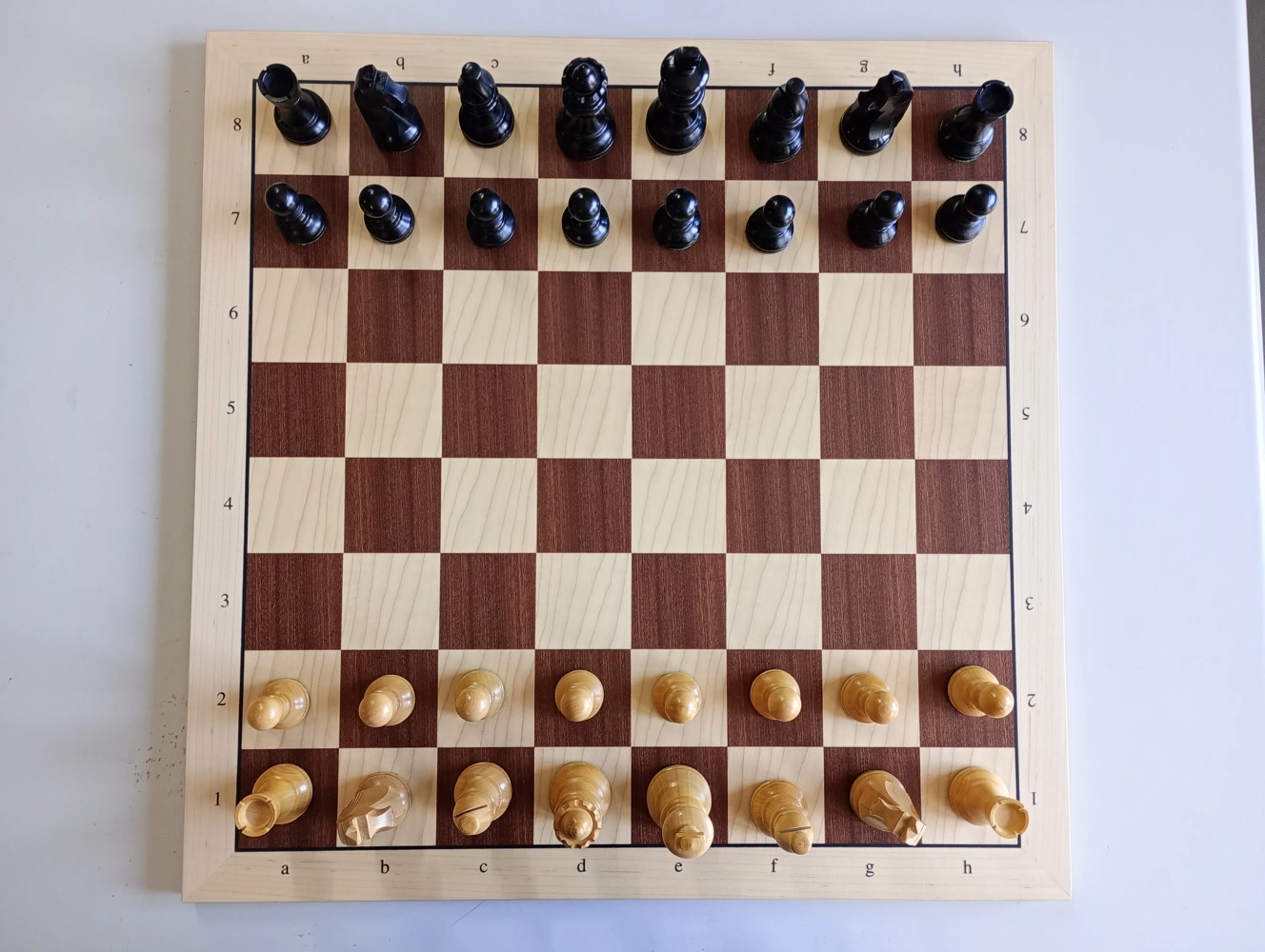 Schachspiel Advanced Ahorn - 50cm (Kleine Mängel)