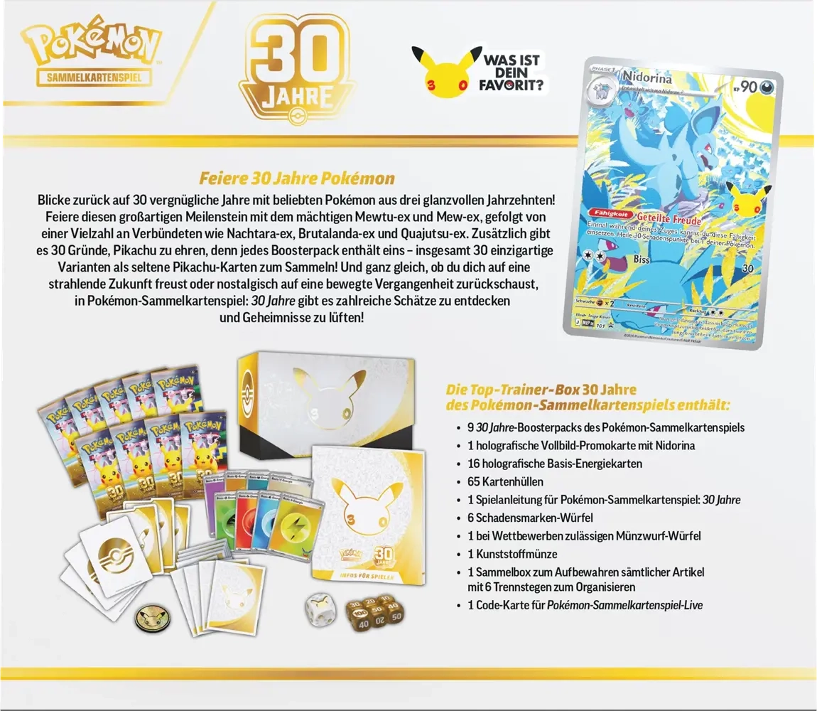 30th Celebration Elite Trainer Box - DE