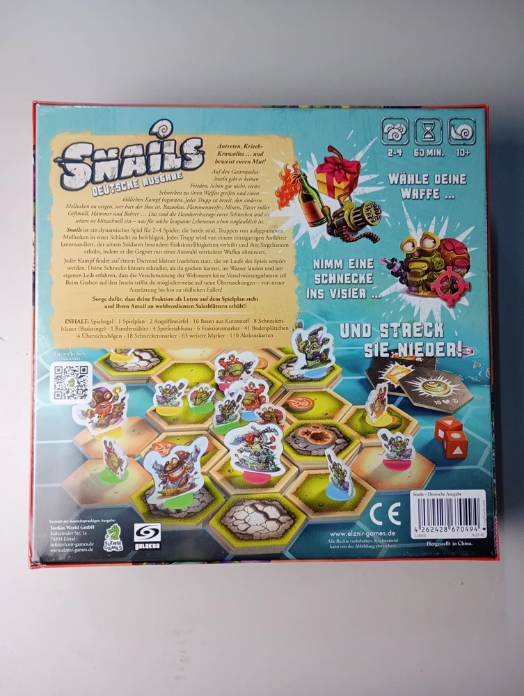 Snails: Das Brettspiel - DE (gequetschte Ecke)