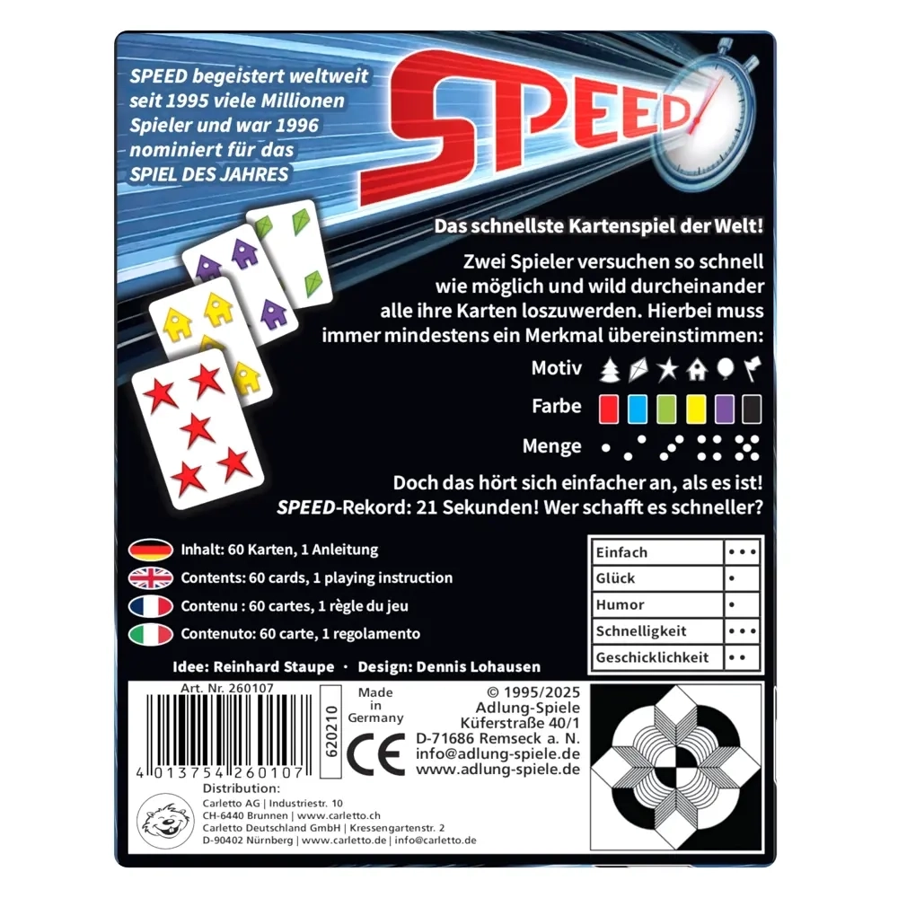 Speed - DE/FR/IT/EN