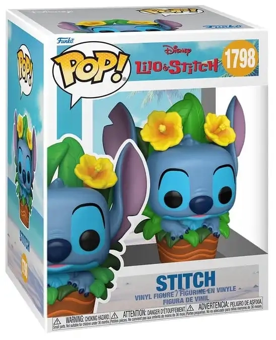 Lilo & Stitch - Funko POP! Stitch (Plants) Vinylfigur 9 cm