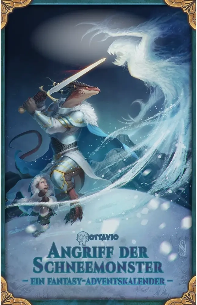 Angriff der Schneemonster: Ein Fantasy-Adventskalender - DE