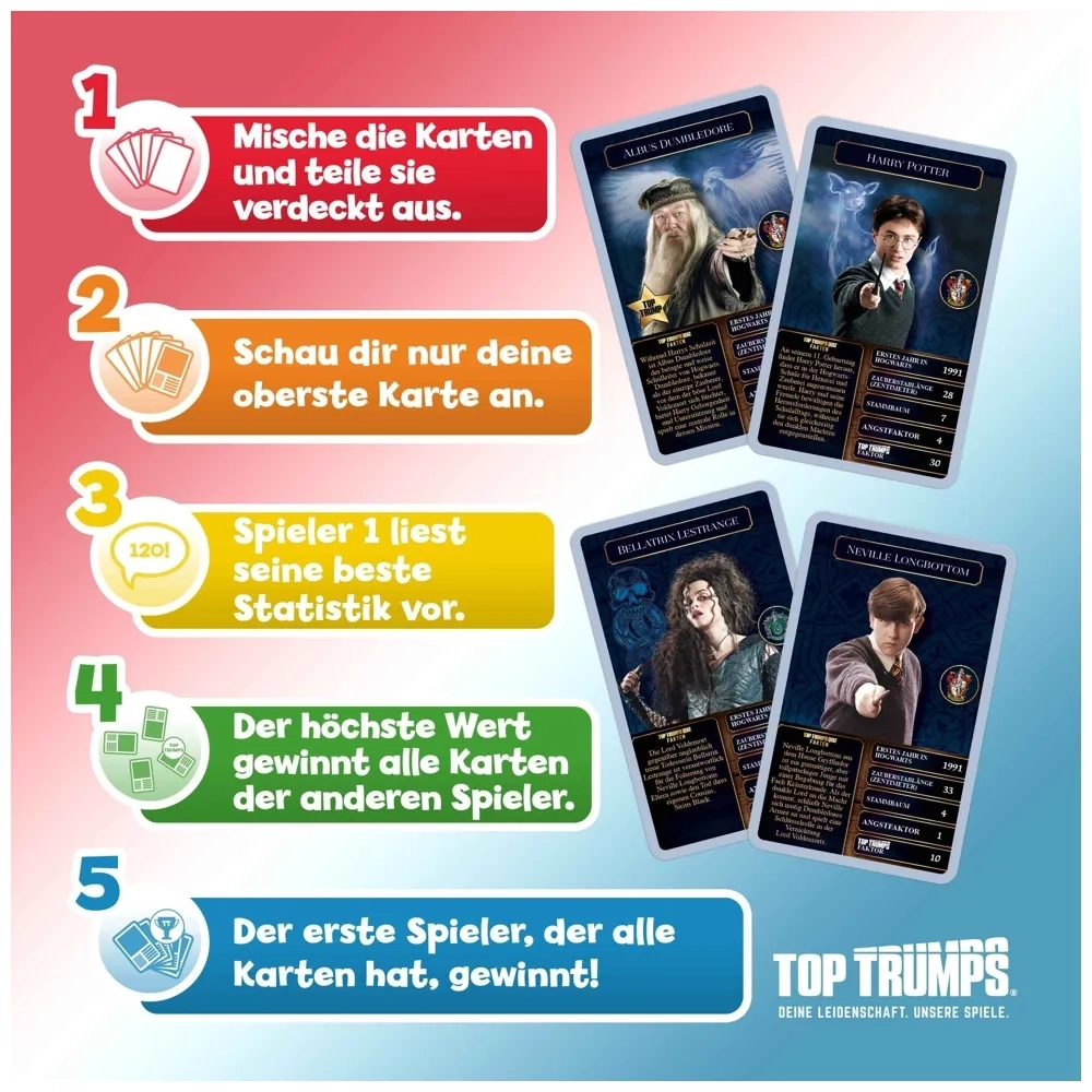 Top Trumps - Harry Potter - Die grössten Hexen und Zauberer - DE (2026)