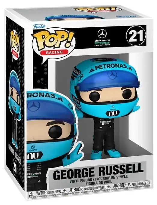 Formel 1 - Funko POP! Racing George Russell (T-Pose) Vinylfigur 9 cm