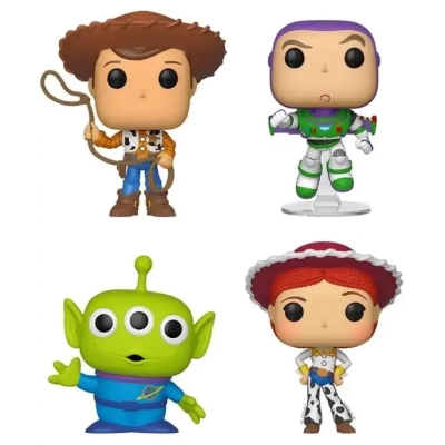 Toy Story - Funko POP! Woody, Buzz, Alien & Jessie 4er-Set