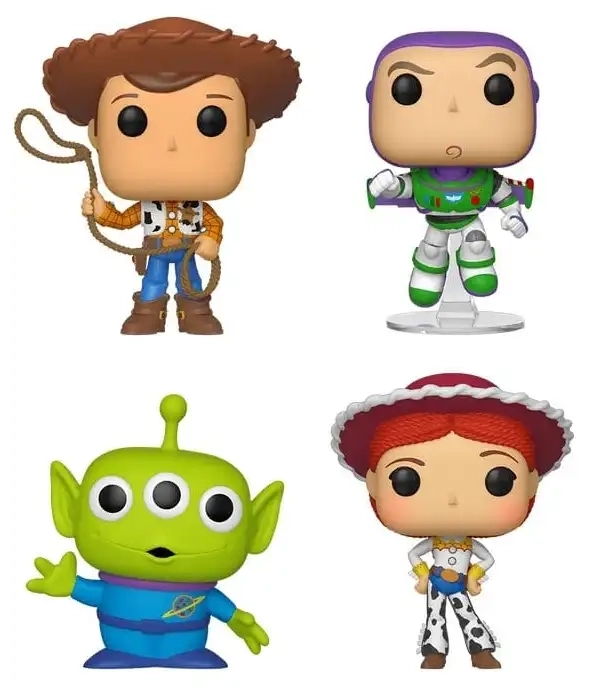 Toy Story - Funko POP! Woody, Buzz, Alien & Jessie 4er-Set