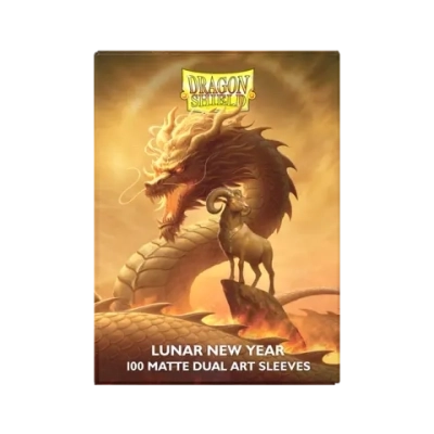 Dragon Shield - Lunar New Year Fire Goat 2027 Matte Dual Art Sleeves (100)