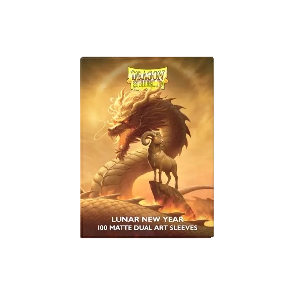 Dragon Shield - Lunar New Year Fire Goat 2027 Matte Dual Art Sleeves (100)