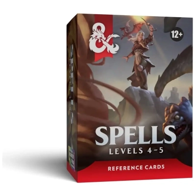Dungeons & Dragons - Spell Reference Cards Levels 4-5 - EN
