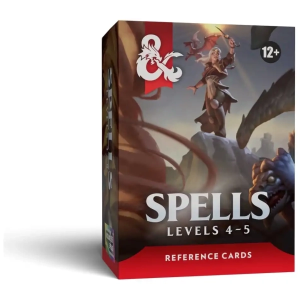 Dungeons & Dragons - Spell Reference Cards Levels 4-5 - EN