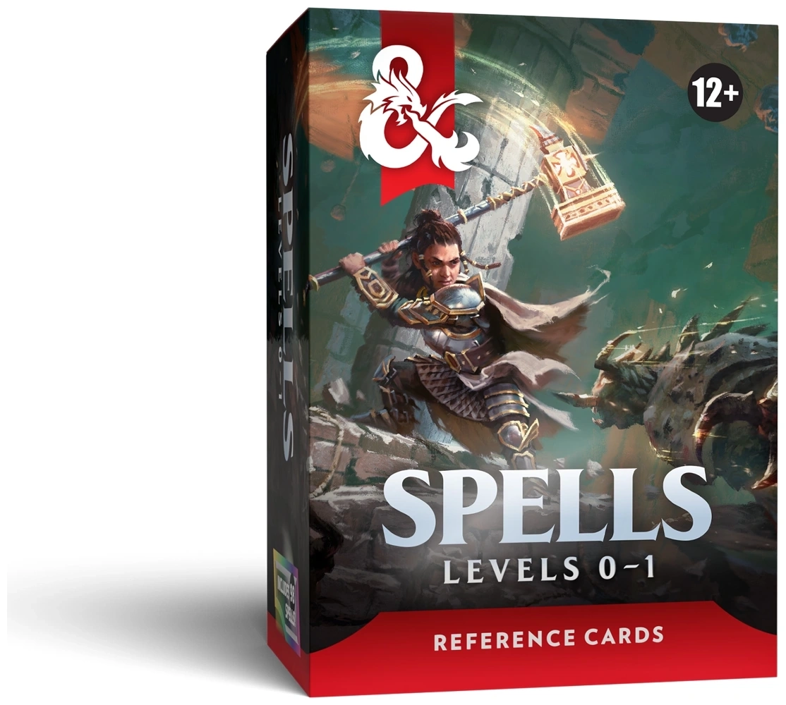 Dungeons & Dragons - Spell Reference Cards Levels 0-1 - EN