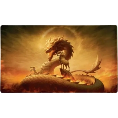 Dragon Shield - Lunar New Year Fire Goat 2027 Spielmatte mit Röhre 61 x 35 cm