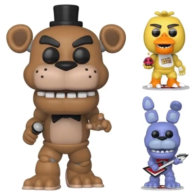 Five Nights at Freddy's - Funko POP! Jumbo Freddy mit Bonnie & Chica 3er-Set 25 cm