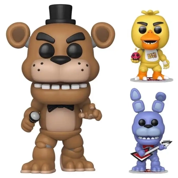 Five Nights at Freddy's - Funko POP! Jumbo Freddy mit Bonnie & Chica 3er-Set 25 cm