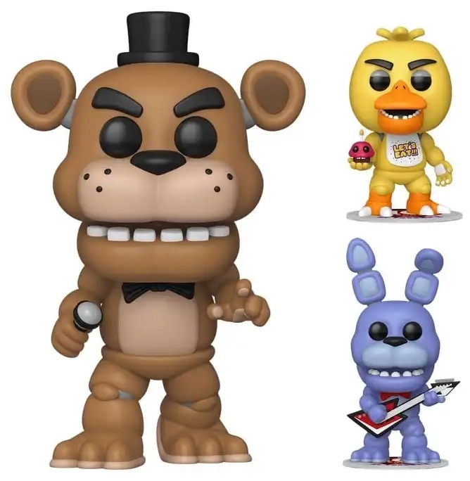 Five Nights at Freddy's - Funko POP! Jumbo Freddy mit Bonnie & Chica 3er-Set 25 cm