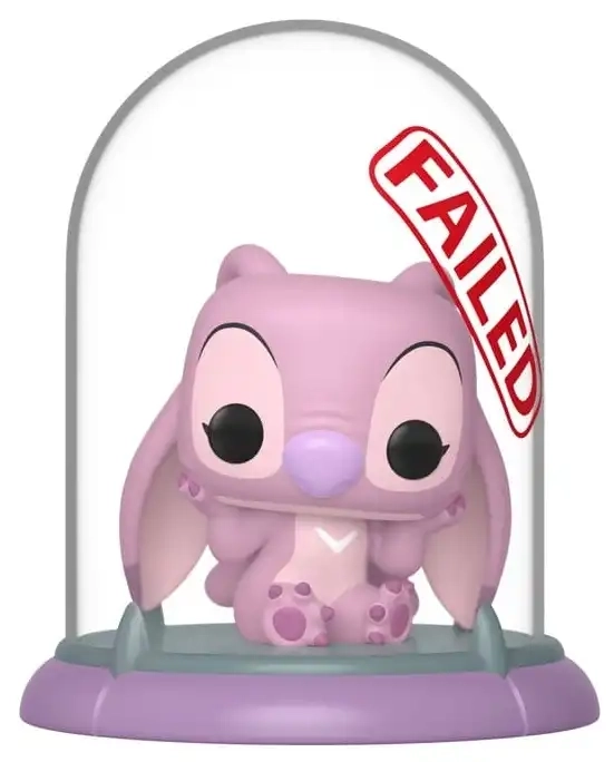Disney Stitch - Funko POP! Deluxe Angel Experiments Vinylfigur 9 cm