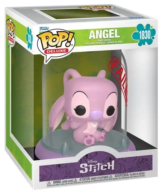 Disney Stitch - Funko POP! Deluxe Angel Experiments Vinylfigur 9 cm
