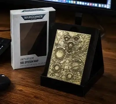 Warhammer 40,000 - Imperium Sol System Metallkarte Limited Edition