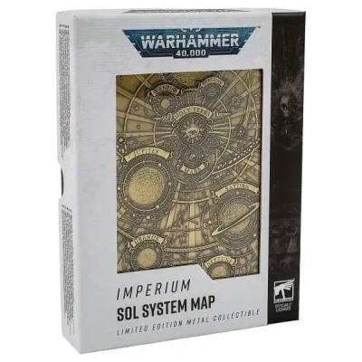 Warhammer 40,000 - Imperium Sol System Metallkarte Limited Edition