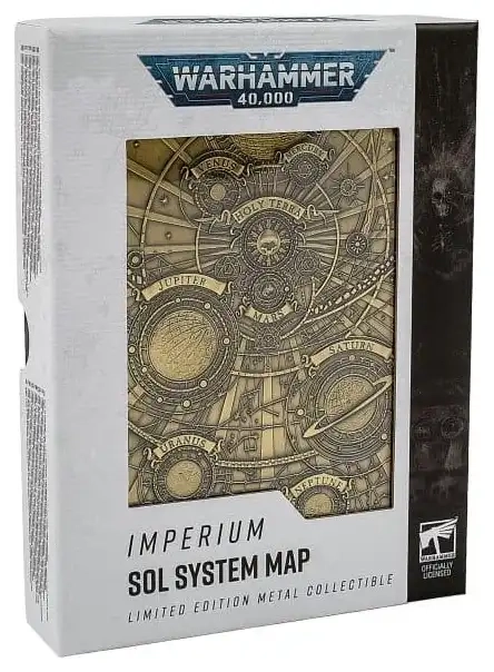 Warhammer 40,000 - Imperium Sol System Metallkarte Limited Edition