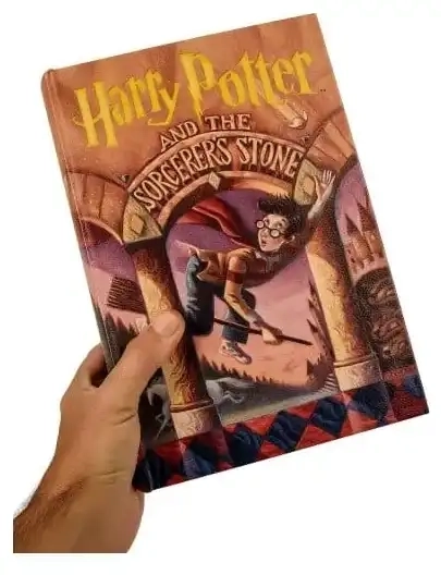 Harry Potter - Stein der Weisen Aufbewahrungsbox im Buchdesign