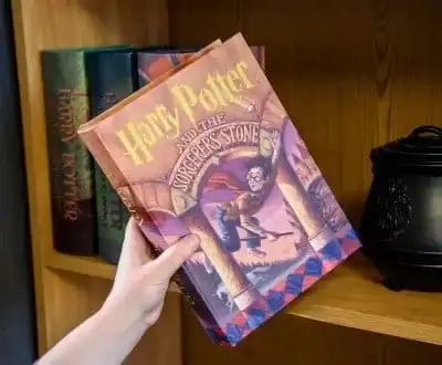 Harry Potter - Stein der Weisen Aufbewahrungsbox im Buchdesign
