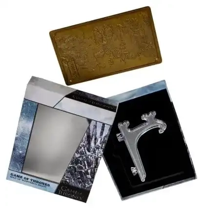 Game of Thrones - Karte von Westeros Metallbarren Limited Edition