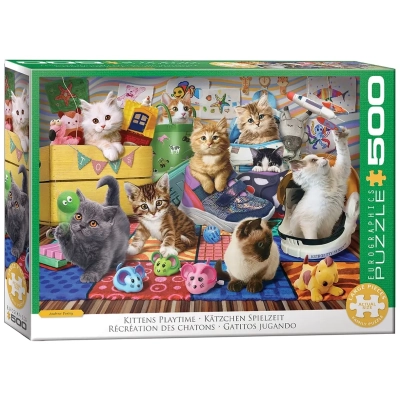 Kätzchen Spielzeit - 500 Teile XXL