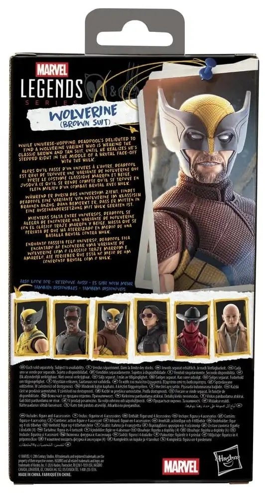Deadpool & Wolverine - Wolverine (Brown Suit) Marvel Legends Actionfigur - 15 cm