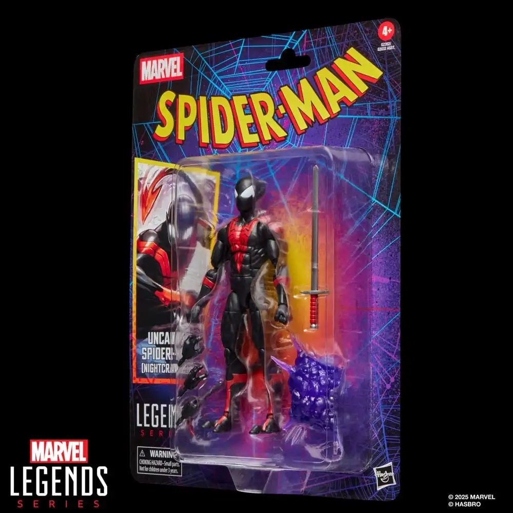 Marvel Legends Retro - Uncanny Spider-Man (Nightcrawler) Actionfigur - 15 cm