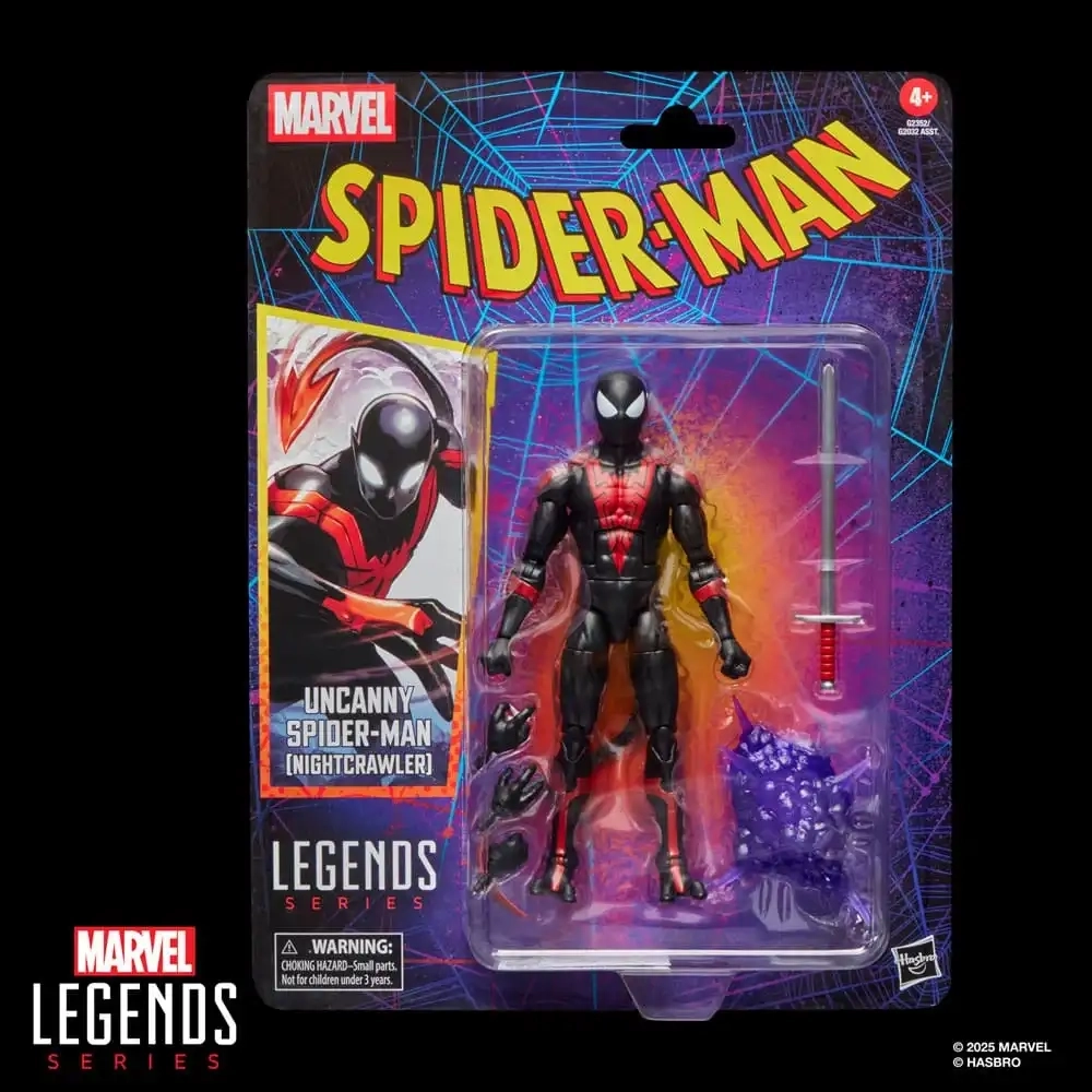 Marvel Legends Retro - Uncanny Spider-Man (Nightcrawler) Actionfigur - 15 cm