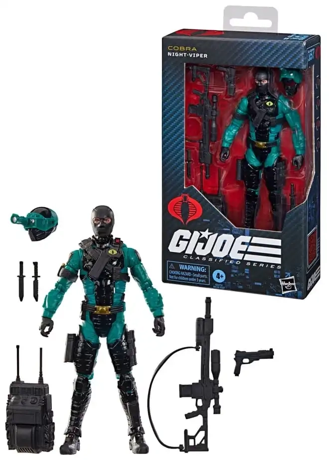 G.I. Joe Classified Series - Night-Viper Actionfigur - 15 cm