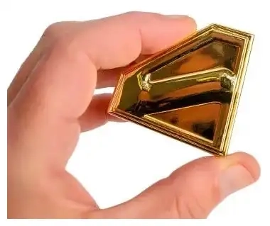 Superman - Gold Shield Replik-Magnet