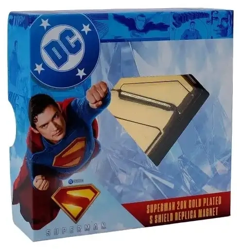 Superman - Gold Shield Replik-Magnet