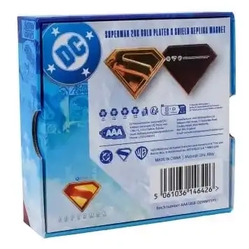 Superman - Gold Shield Replik-Magnet