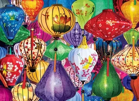Asiatische Lampions