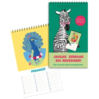 Jaguar, Zebruar bis Rehzember - Geburtstagskalender