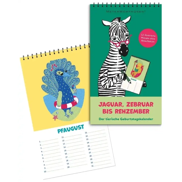 Jaguar, Zebruar bis Rehzember - Geburtstagskalender