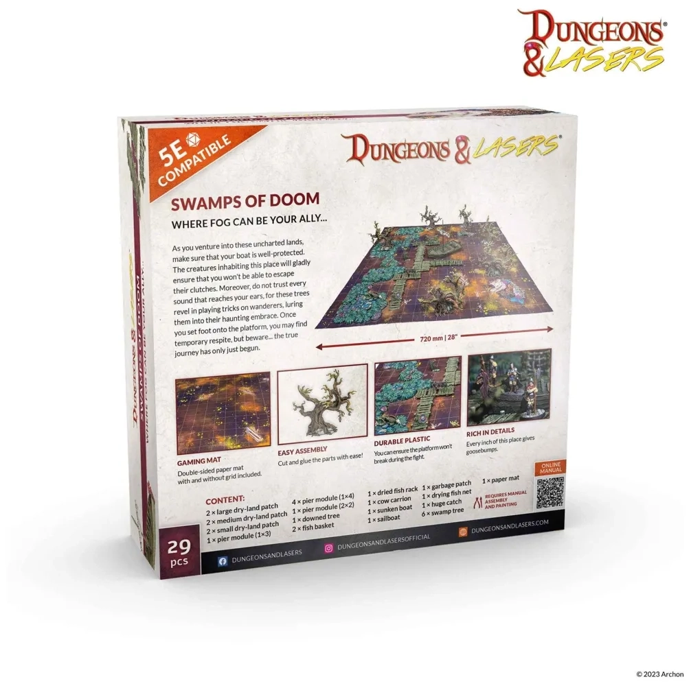 Dungeons & Lasers: Swamps of Doom - Geländeset