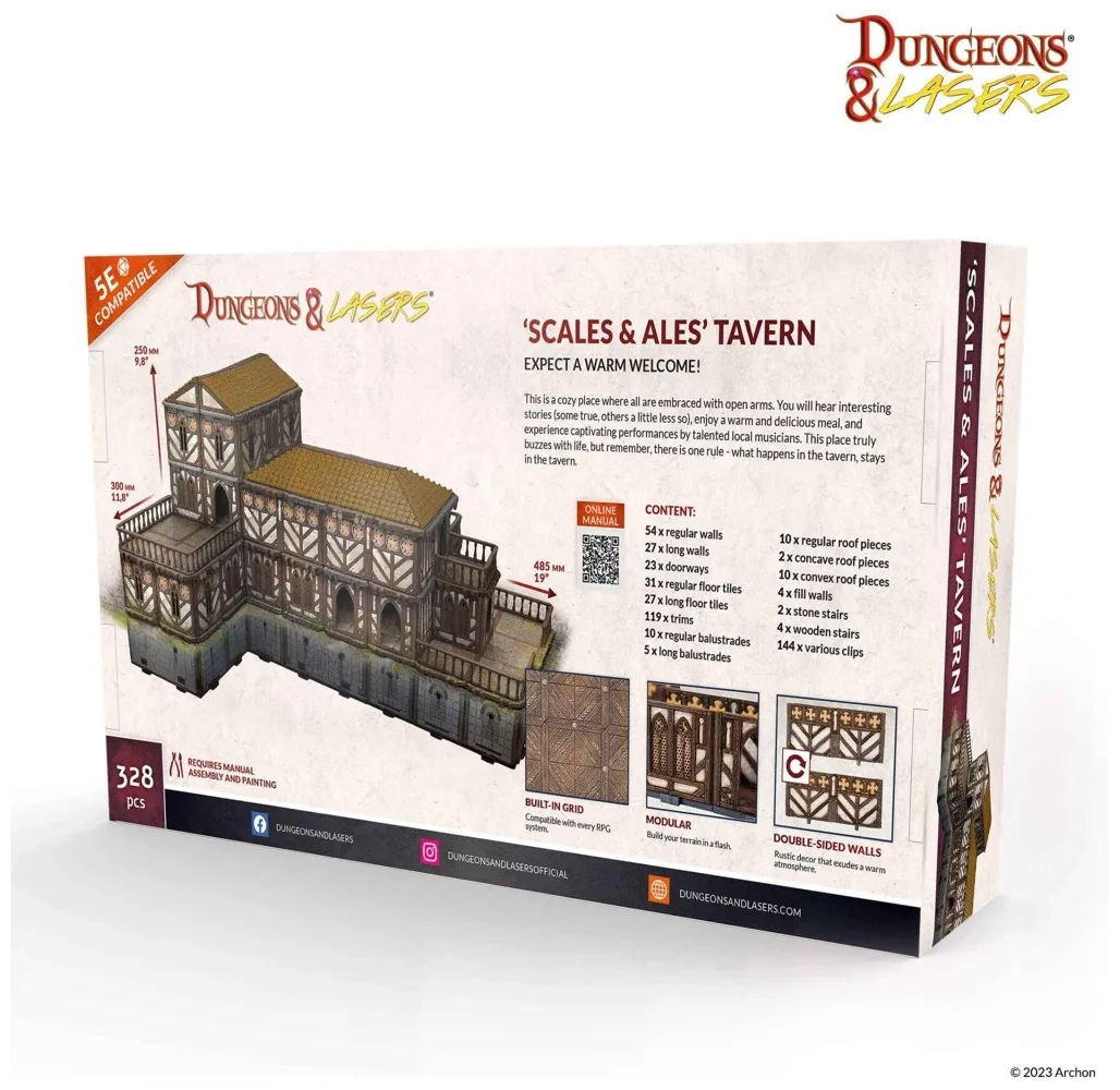 Dungeons & Lasers: Scales & Ales Tavern - Geländebausatz