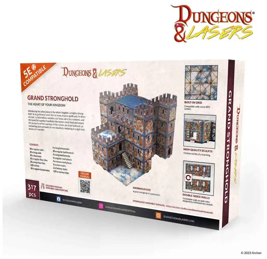 Dungeons & Lasers: Grand Stronghold - Geländebausatz