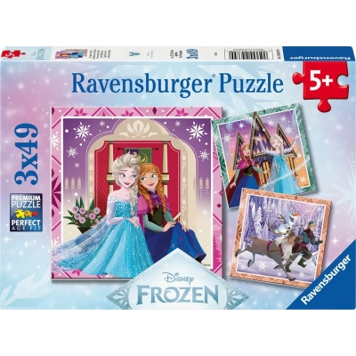 Disney Frozen - 3 x 49 Teile
