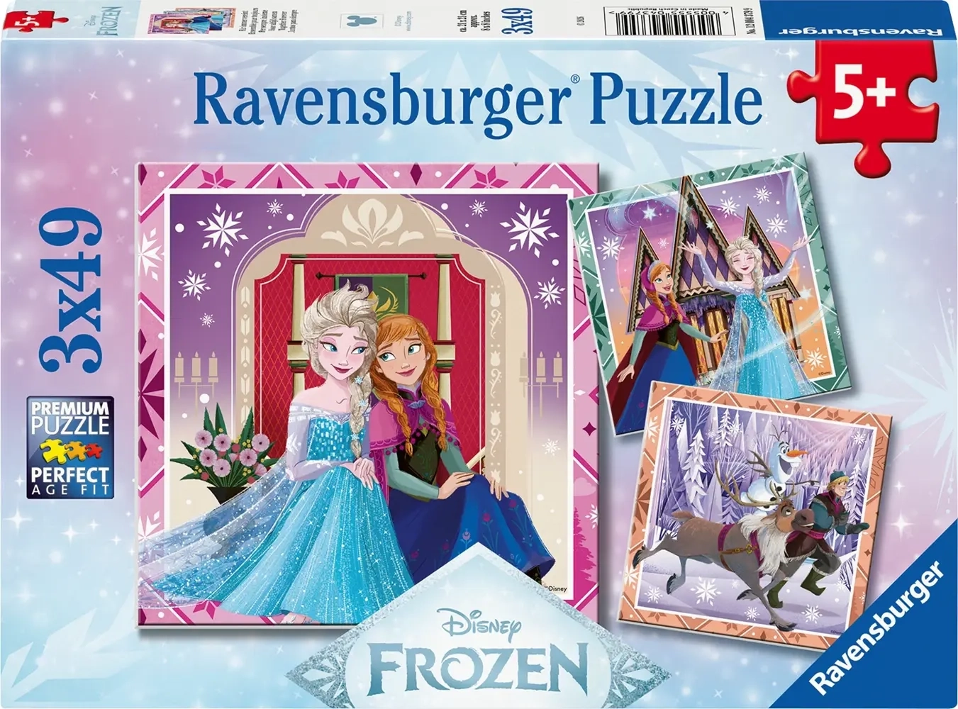 Disney Frozen - 3 x 49 Teile