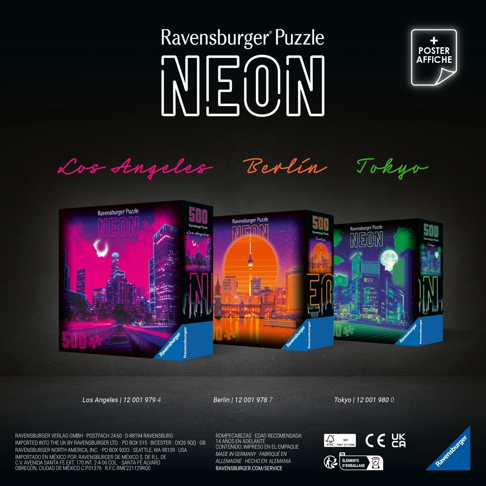 Los Angeles - Neon Collection - 500 Teile