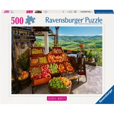 Bunte Märkte: Obstmarkt in Kroatien - 500 Teile