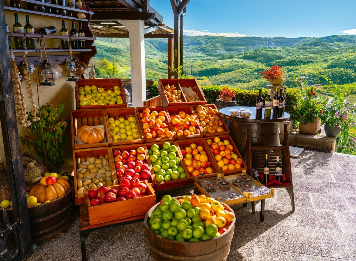 Bunte Märkte: Obstmarkt in Kroatien - 500 Teile