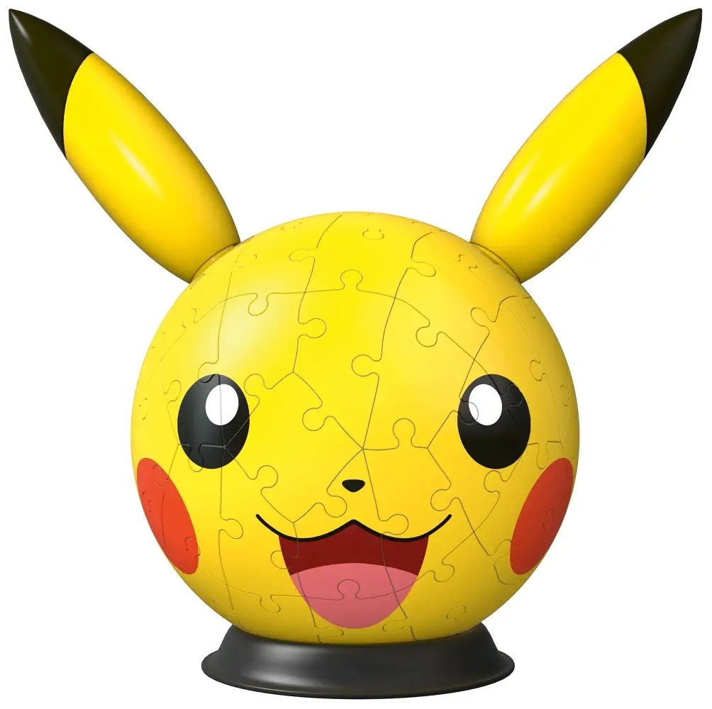 Pokémon Pikachu Puzzleball mit Ohren - 72 Teile
